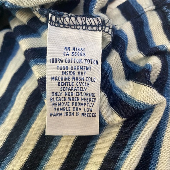 Polo Ralph Lauren Soft Striped Blue Polo Men's Size XL - Picture 8 of 8